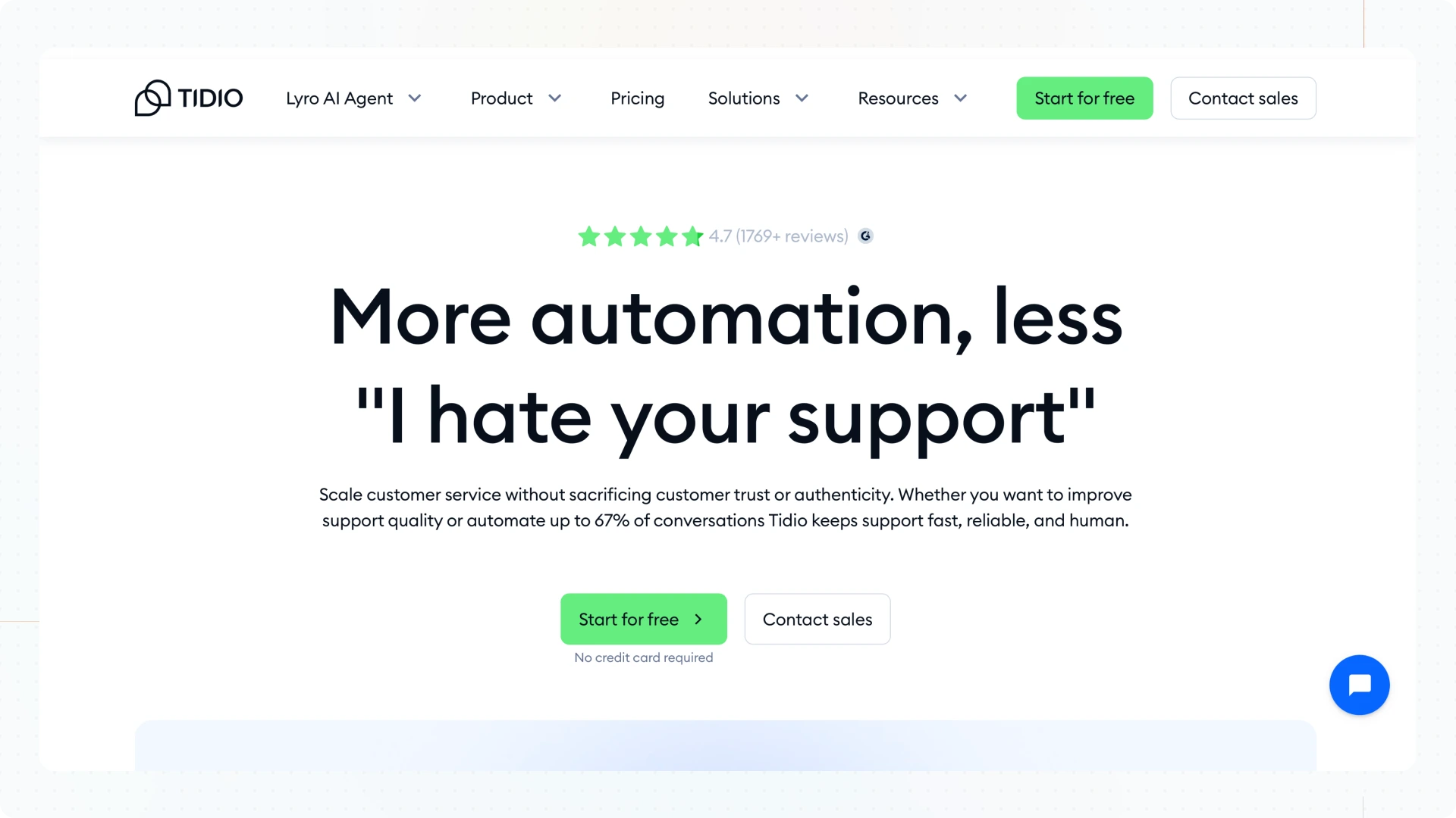 Tidio AI Tool