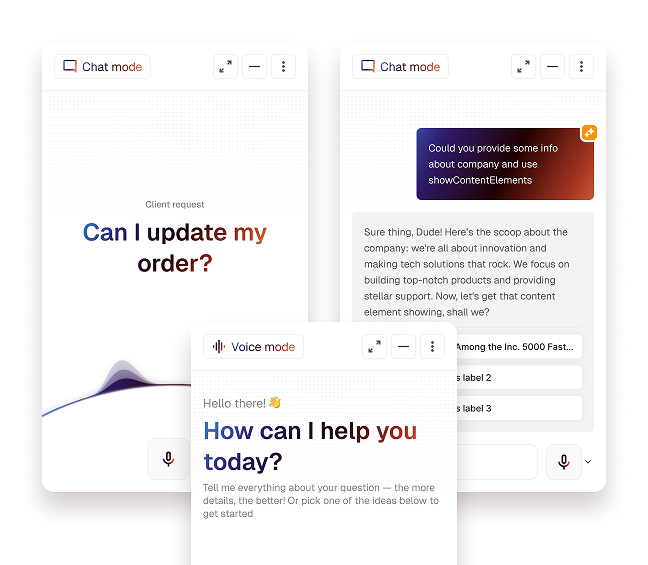 Conversational AI Platform hero