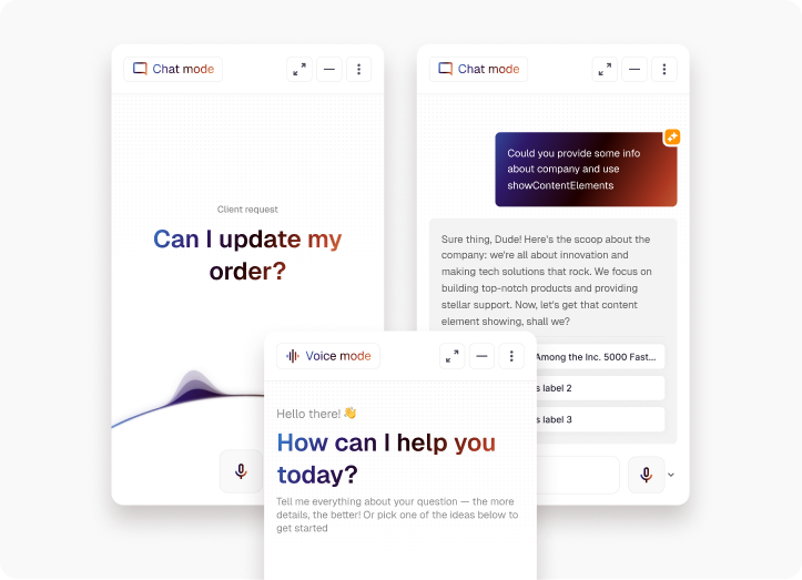 Conversational AI illustration